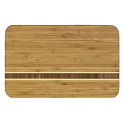 Totally Bamboo Caribbean 12.5 in. L X 8 in. W X 0.75 in. Bamboo Cutting Board