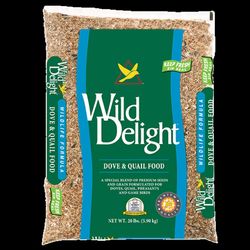 Wild Delight Dove & Quail Food Bird Seed 20 lb