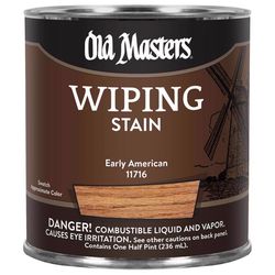 Old Masters Semi-Transparent Early American Oil-Based Wiping Stain 1/2 pt