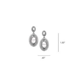 Montana Silversmiths Women's Glacial Peak Howlite Earrings