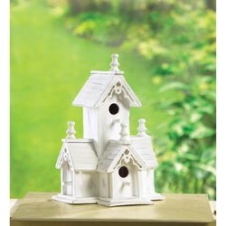 Songbird Valley Victorian 12.5 in. H X 6.5 in. W X 8.5 in. L Wood Bird House