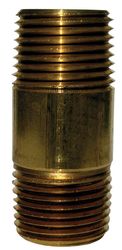 JMF Company 1/4 in. MPT Brass Nipple 5-1/2 in. L