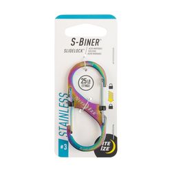 Nite Ize S-Biner SlideLock Stainless Steel Multicolored Locking S-Biner