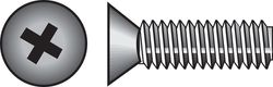 HILLMAN No. 1/4-20 Ga. X 3 in. L Phillips Flat Head Zinc-Plated Steel Machine Screws 100 pk