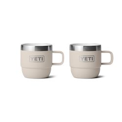 YETI Rambler 6 oz Cape Taupe BPA Free Espresso Insulated Tumbler Set