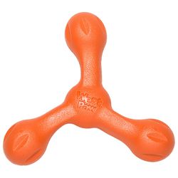 West Paw Zogoflex Echo For Dog Orange Plastic Skamp Tri-Handle Dog Toy Large 1 pk