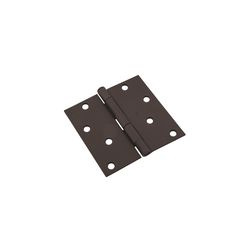 National Hardware 4 in. L Black Door Hinge 1 pk