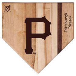 Baseball BBQ 17 in. L X 17 in. W X 0.8 in. Maple MLB Pittsburgh Pirates Cutting Board