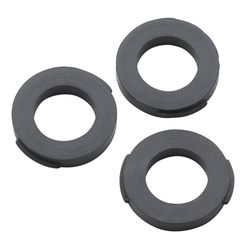 Oakbrook Collection Black Rubber Shower Washers