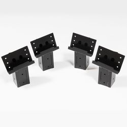 Summit Outdoors Black Steel Elevator Bracket 4 in.