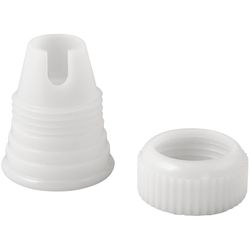 Wilton White Plastic Standard Coupler