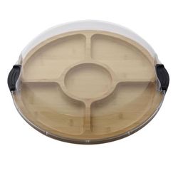 Farberware 14 in. L X 14 in. W Bamboo Charcuterie Board