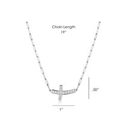 Montana Silversmiths Women's Lean on Me CZ Necklace