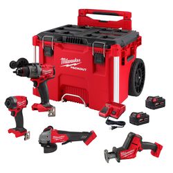 Milwaukee Cordless Brushless 4 Tool Combo Kit