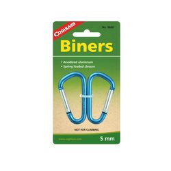 Coghlan's Assorted Mini Carabiners 5.375 in. H X 3 in. W X 0.125 in. L 2 pk