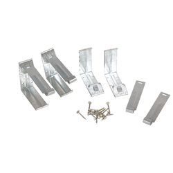 Amerimax 1.5 in. H X 4 in. W X 4 in. L Metallic Galvanized Steel K Fascia Bracket