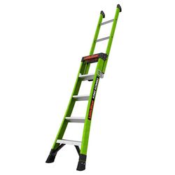 Little Giant King Kombo 5 ft. H Fiberglass Multi-Position Ladder Type IAA 375 lb. cap.