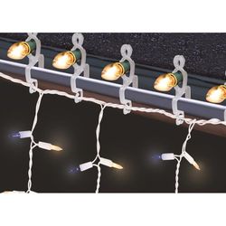 Dyno Universal Gutter/Shingle Light Clips 100 pk