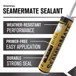 Amerimax SeamerMate 2 in. H X 2 in. W X 12 in. L Gray Triploymer Gutter Sealant