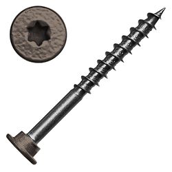 Screw Products Fascia No. 9 Ga. X 1-7/8 in. L Rocky Harbor Star Flat Head Fascia Screws 1 lb 100 pc