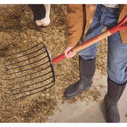 Razor-Back 10 Tine Forged Steel Ensilage Fork 30 in. Wood Handle