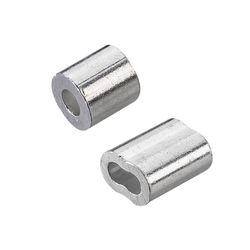 Richelieu 2.75 in. W X 4.5 in. L Aluminum Cable Ferrules and Stops
