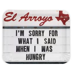 EL Arroyo I'M Sorry For What I Said When I Was Hungry Party Plates Paper 12 pk