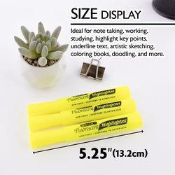 Bazic Products Fluorescent Neon Color Assorted Chisel Tip Highlighter 12 pk