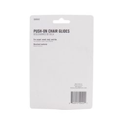 Projex Gray 1-1/2 in. Push-On Polymer Chair Glide 4 pk