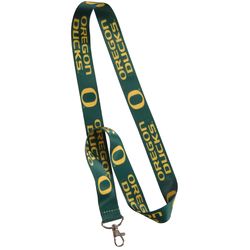 HILLMAN NCAA Polyester Multicolored Coined-Edge Split Lanyard