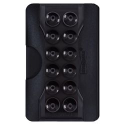 LoveHandle Black Black Suction Cell Phone Wallet For All Mobile Devices
