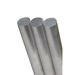 K&S 36 in. L X 0.4 in. D Aluminum Rod 1 pk