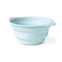 Krumbs Kitchen Blue Silicone Strainer