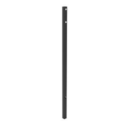 Fortress Building Products Athens 72 in. H X 2 in. W X 2  L Black Aluminum Fence Post