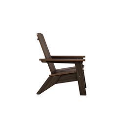 Breeo Brazilian Walnut Poly Lumber Frame Adirondack Chair