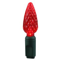 Celebrations LED C6 Red 5 ct Replacement Christmas Light Bulbs