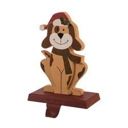 Glitzhome Multicolored Dog Stocking Holder 7.48 in.