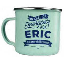 Top Guy Eric 14 oz Multicolored Steel Enamel Coated Mug 1 pk