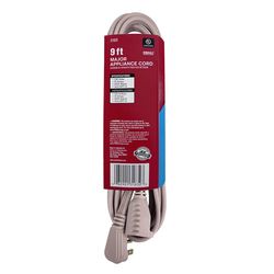 Ace 14/3 SPT-3 125 V 9 ft. L Appliance Cord
