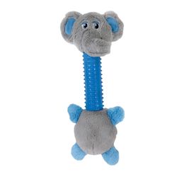 Boss Pet Pet Park Blvd For Dog Blue/Gray Sillies Elephant Dog Toy 1 pk