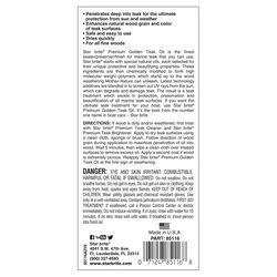 Star Brite Teak Oil Liquid 16 oz