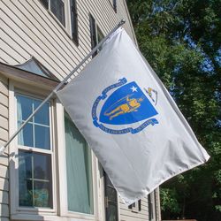 Valley Forge Massachussets State Flag 0 in. H X 3 ft. W X 5 ft. L