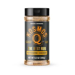 Kosmos Q The Best Rub Rotisserie Chicken BBQ Rub 9.2 oz