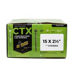Big Timber No. 15 Ga. X 2 1/2 in. L Star Round Head Coarse Construction Screws