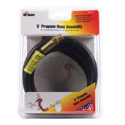 Mr. Heater 1/4 in. D X 1/4 in. D X 5 ft. L Brass/Plastic FPT x MPT Hose Assembly