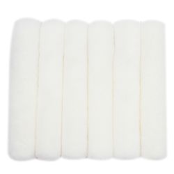 Whizz Woven 6.5 in. W X 3/8 in. S Mini Paint Roller Cover 12 pk