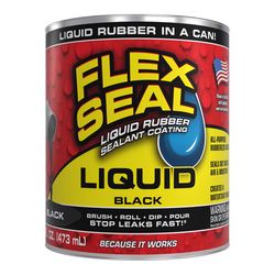 Flex Seal Family of Products Flex Seal Black Liquid Rubber Sealant Coating 16 fl. oz.