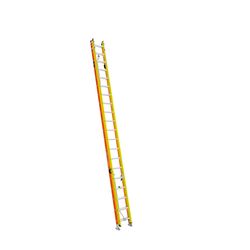 Werner Glidesafe 40 ft. H Fiberglass Extension Ladder Type IA 300 lb. cap.