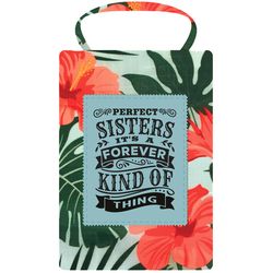 Sentiment Tote Bag Sisters 6.29 in. H X 4.33 in. W X 1.18 in. L Multi-Purpose Bag