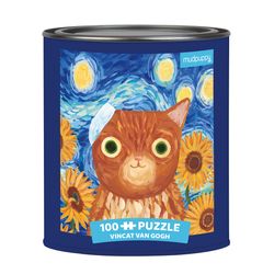 Mudpuppy Puzzle Tin Multicolored 100 pc